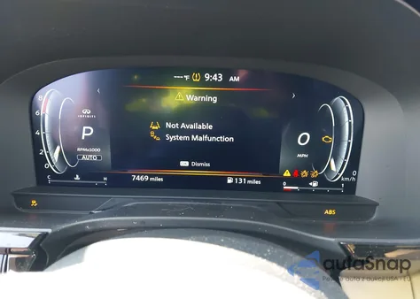 2025 Infiniti Qx60 Sensory Awd from USA, damaged, VIN 5N1AL1GS1SC354552
